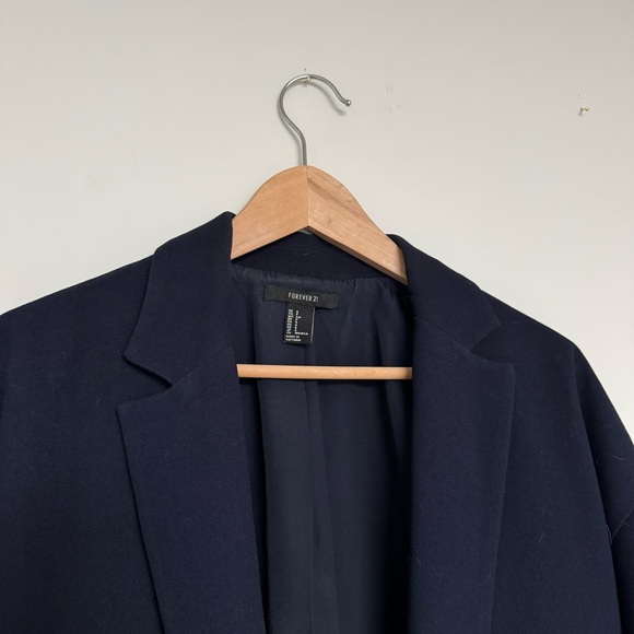 Navy short sleeves coat Forever 21 - Picture 3 of 5